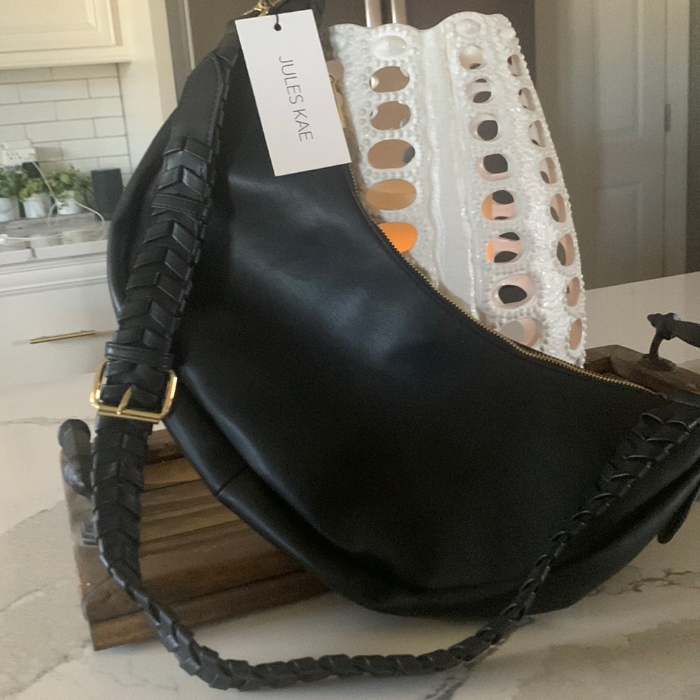Jules Kae Vegan Sola bag NWT Black